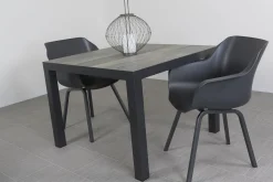 Sophie Element/Kings 2-persoons 100x100 cm. dining tuinset - Antraciet