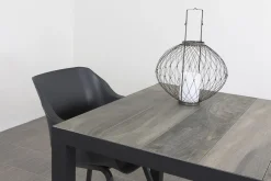 Sophie Element/Kings 2-persoons 100x100 cm. dining tuinset - Antraciet