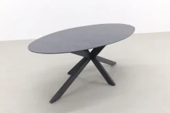 4SO Privada ovale tuintafel - HPL slate antraciet - 240x107 cm. OP=OP