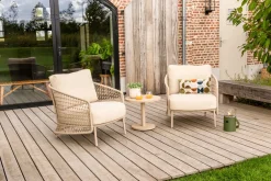 4SO Puccini/Canto loungestoelen set - Latte