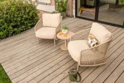 4SO Puccini/Canto loungestoelen set - Latte