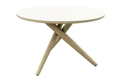 4SO Puccini/Dublin ronde tuinset 120 cm. (5-delig) - Latte