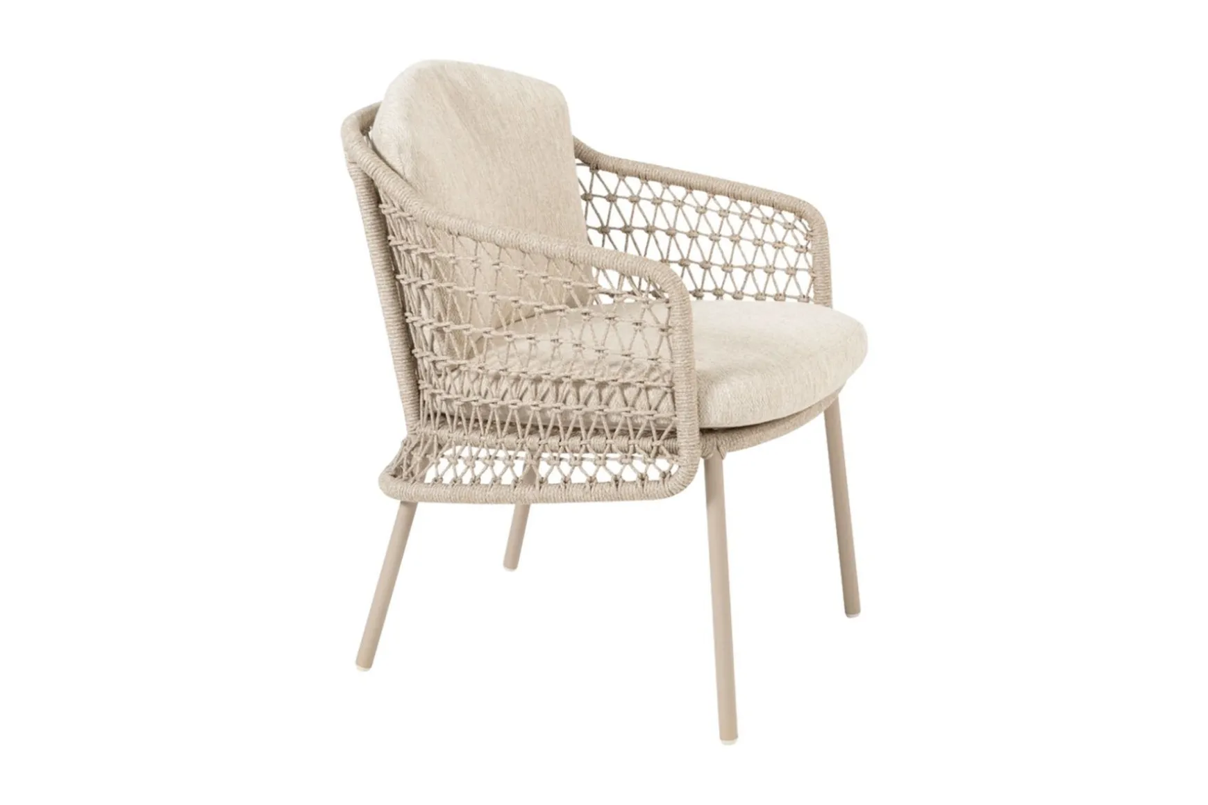 4SO Puccini/Dublin ronde tuinset 120 cm. (5-delig) - Latte