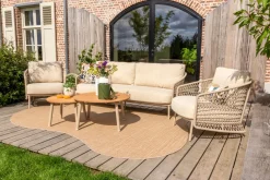 4SO Puccini/Mindo stoel-bank loungeset (5-delig) - Latte