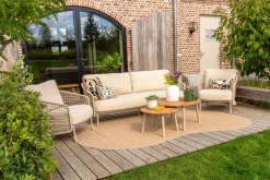 4SO Puccini/Mindo stoel-bank loungeset (5-delig) - Latte