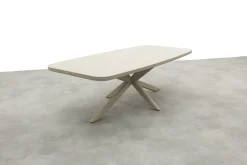 Soreno Deens ovale tuintafel 240x110 cm. - Latte