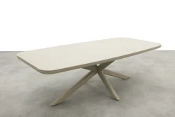 Soreno Deens ovale tuintafel 240x110 cm. - Latte