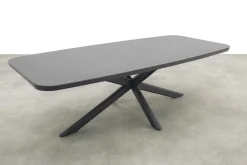Soreno Deens ovale tuintafel 240x110 cm. - Licht grijs OP=OP