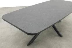 Soreno Deens ovale tuintafel 268x115 cm. - Licht grijs OP=OP