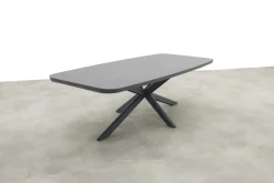 Soreno Deens ovale tuintafel 268x115 cm. - Licht grijs OP=OP