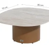 4SO Salontafel Sofie Keramiek 70x80 cm. - Amber