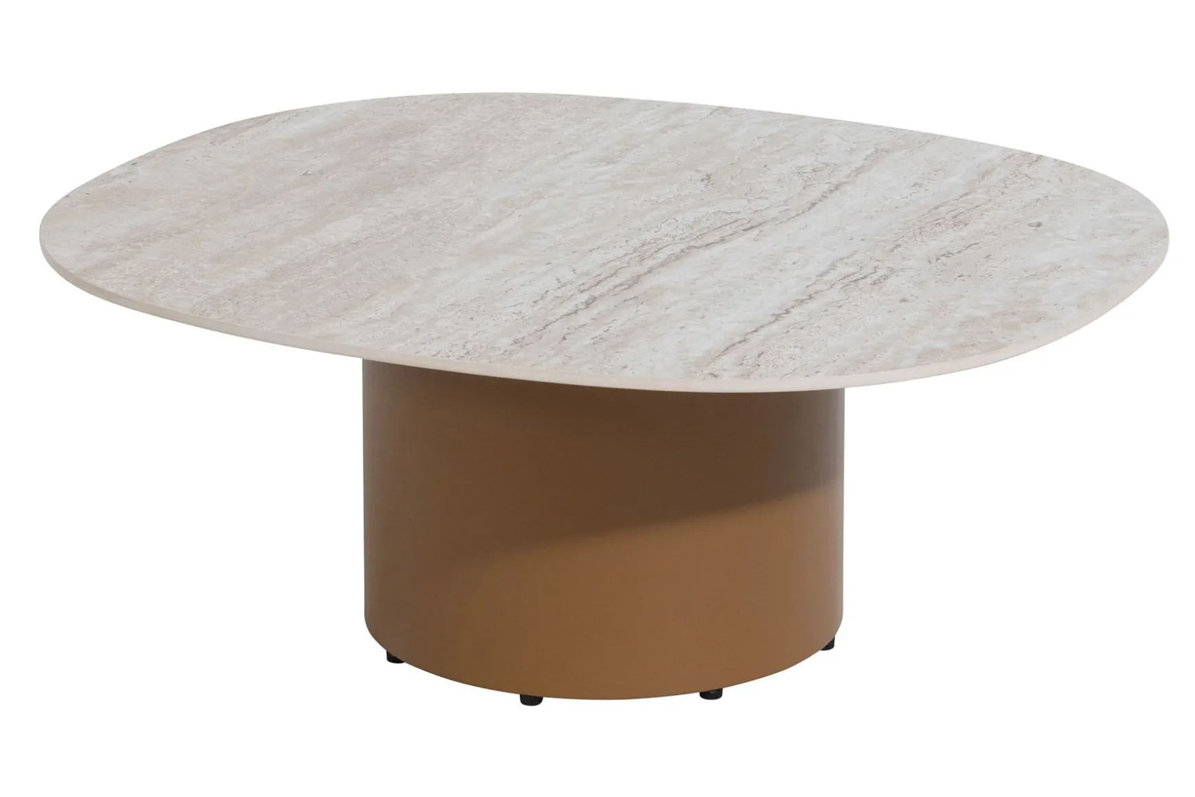 4SO Salontafel Sofie Keramiek 70x80 cm. - Amber