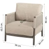 4SO Savanne/Boaz stoel-bank loungeset - Terre