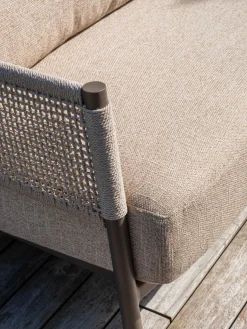 4SO Savanne/Boaz stoel-bank loungeset met ovale loungetafel - Terre