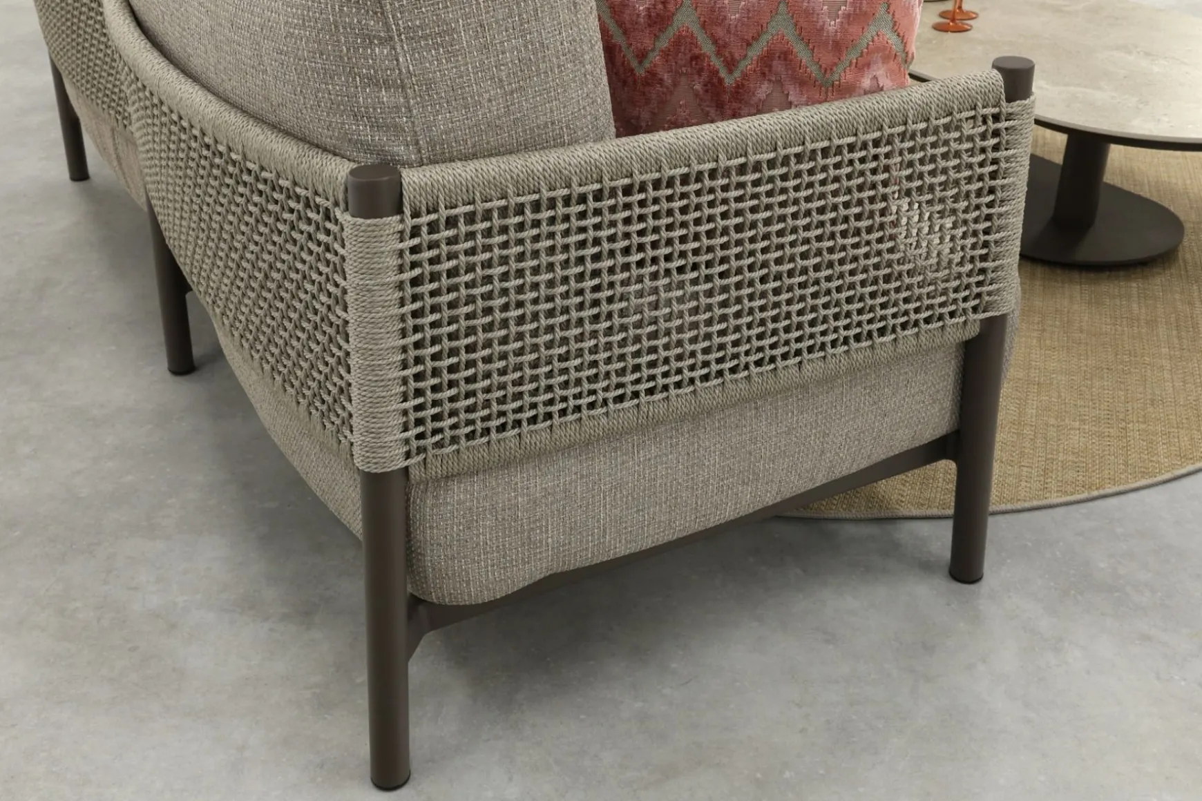 4SO Savanne/Boaz stoel-bank loungeset met ovale loungetafel - Terre