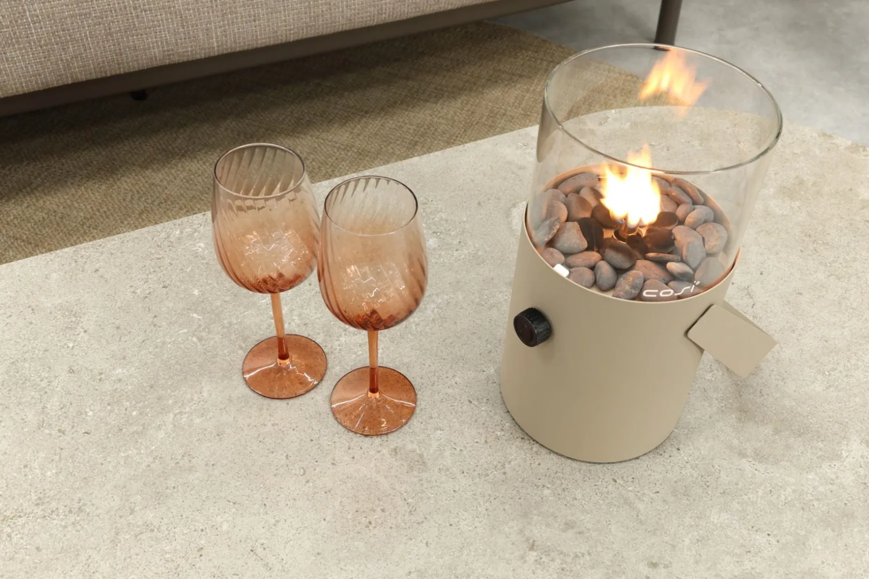 4SO Savanne/Boaz stoel-bank loungeset met ovale loungetafel - Terre