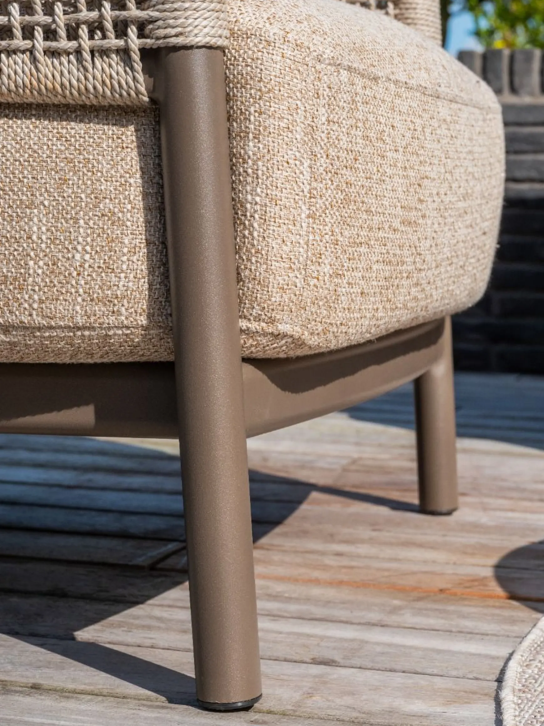 4SO Savanne/Boaz stoel-bank loungeset met ovale loungetafel - Terre