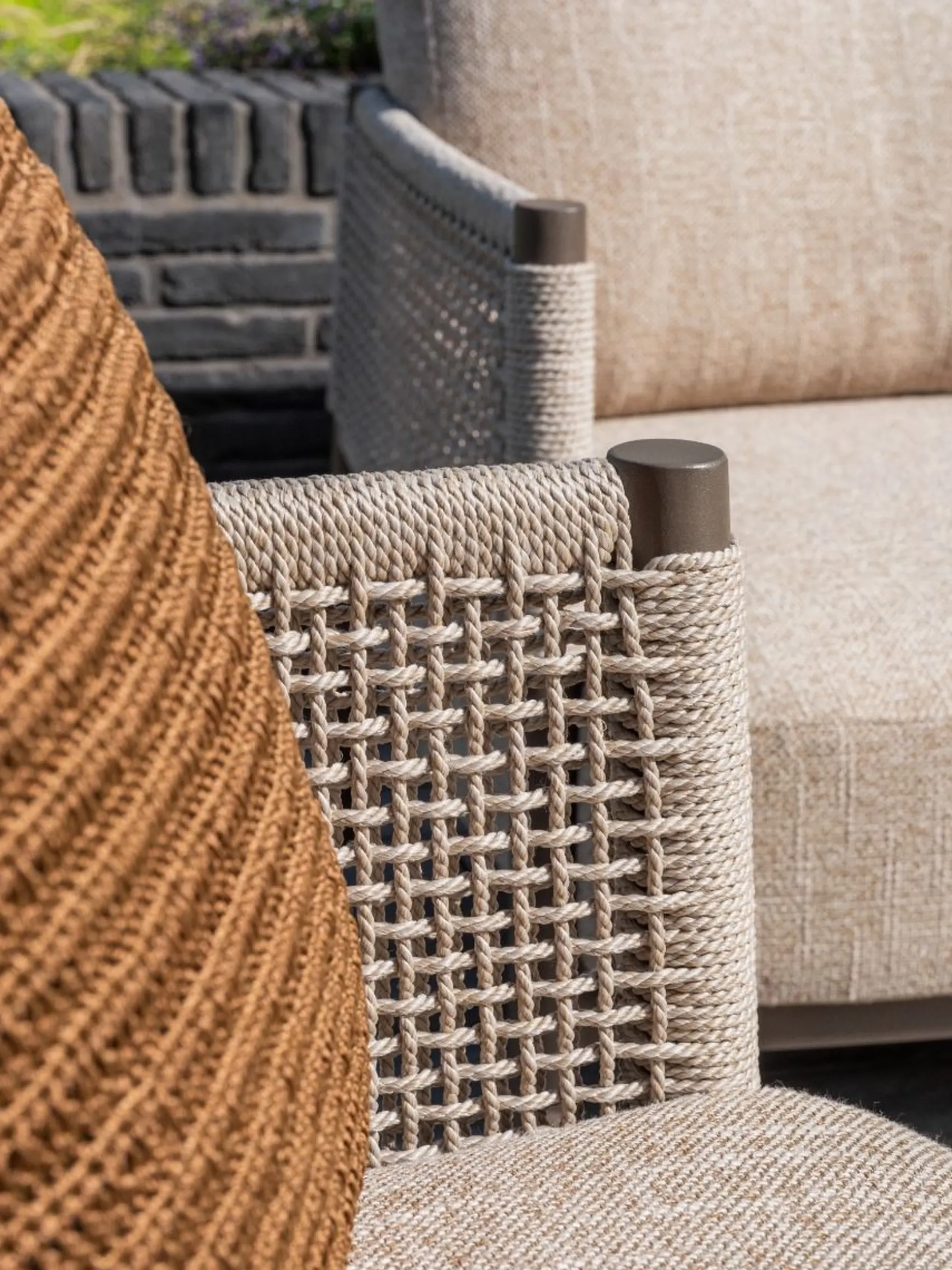 4SO Savanne/Boaz stoel-bank loungeset met ovale loungetafel - Terre