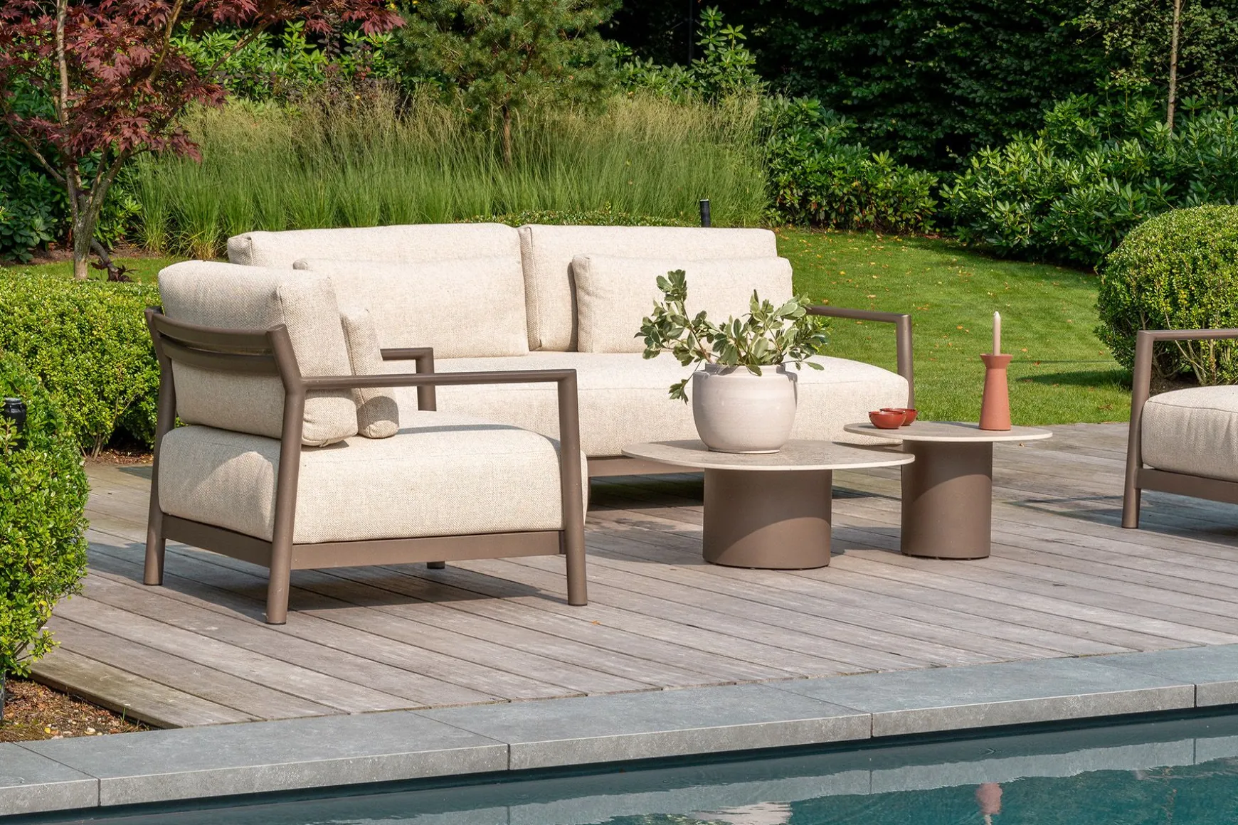 4SO Sofie Salontafel set (2-delig) - Terre