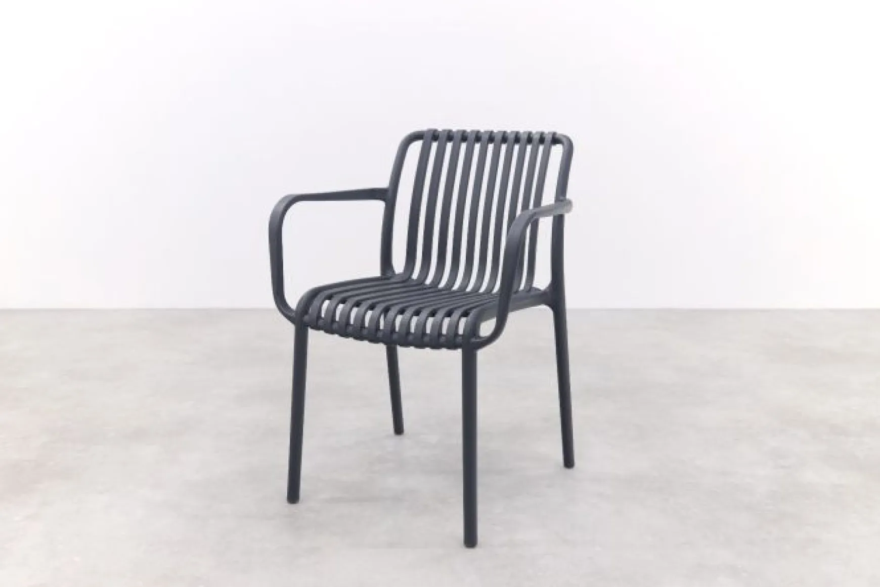 Stripe/Alaska tuinset - teak/aluminium - antraciet-270x100 cm.