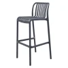Stripe barstoel antraciet