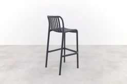 Stripe barstoel antraciet