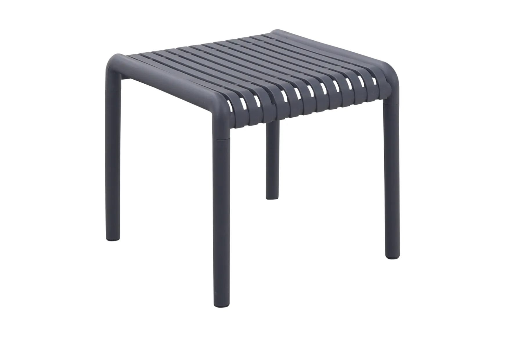 Stripe bijzettafel 45x45 - Antraciet
