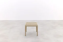 Stripe bijzettafel 45x45 - Taupe