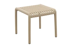 Stripe bijzettafel 45x45 - Taupe