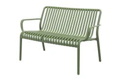 Stripe loungebank 2-zits - mosgroen