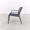 Stripe Loungestoel stapelbaar - Antraciet
