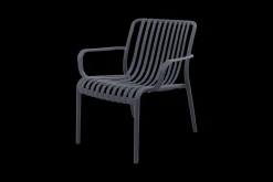 Stripe Loungestoel stapelbaar - Antraciet