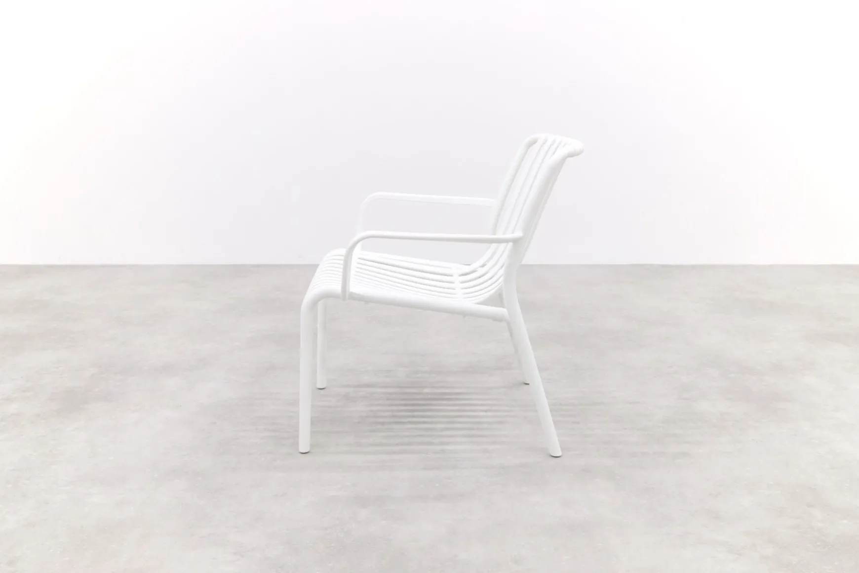 Stripe Loungestoel stapelbaar - Wit