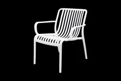 Stripe Loungestoel stapelbaar - Wit
