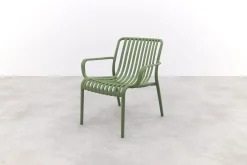 Stripe Loungestoel stapelbaar - Mosgroen