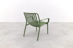 Stripe Loungestoel stapelbaar - Mosgroen