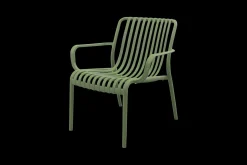 Stripe Loungestoel stapelbaar - Mosgroen
