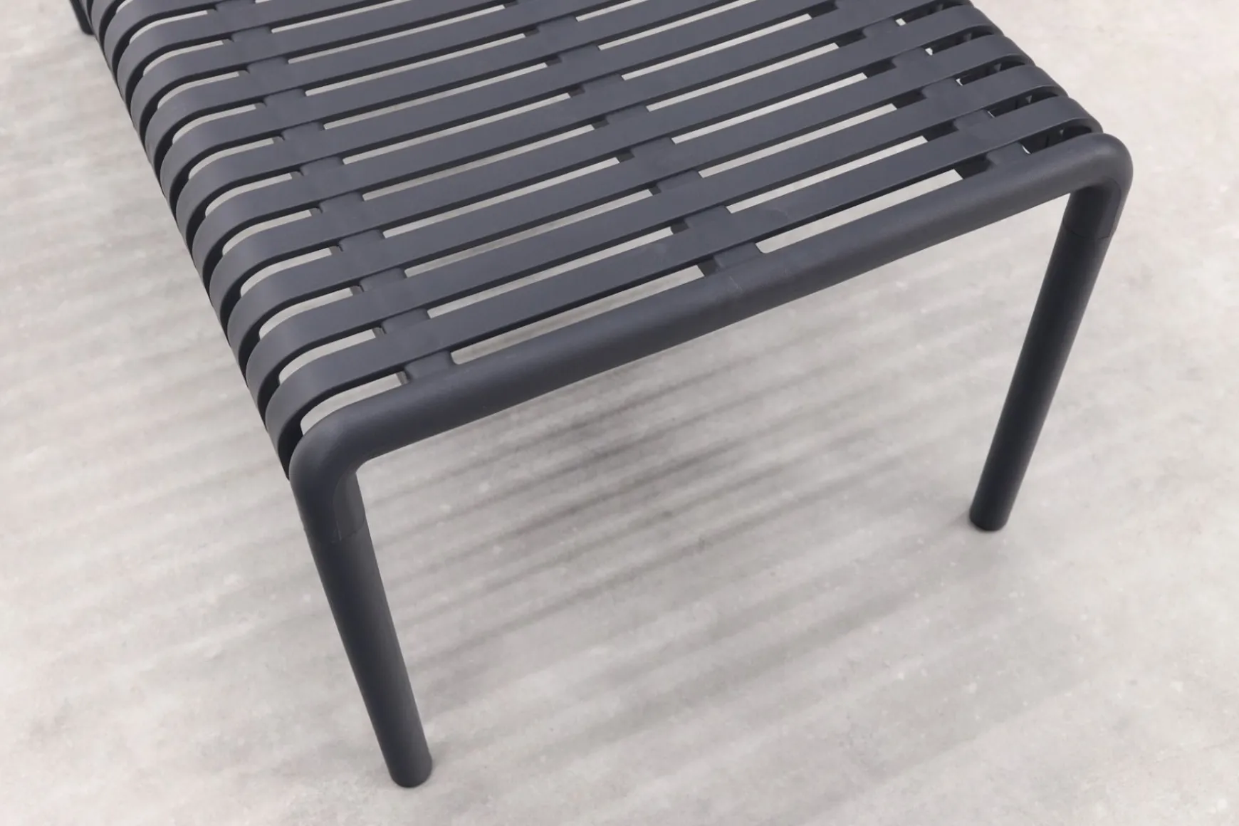 Stripe loungetafel 95x55 cm. - Antraciet