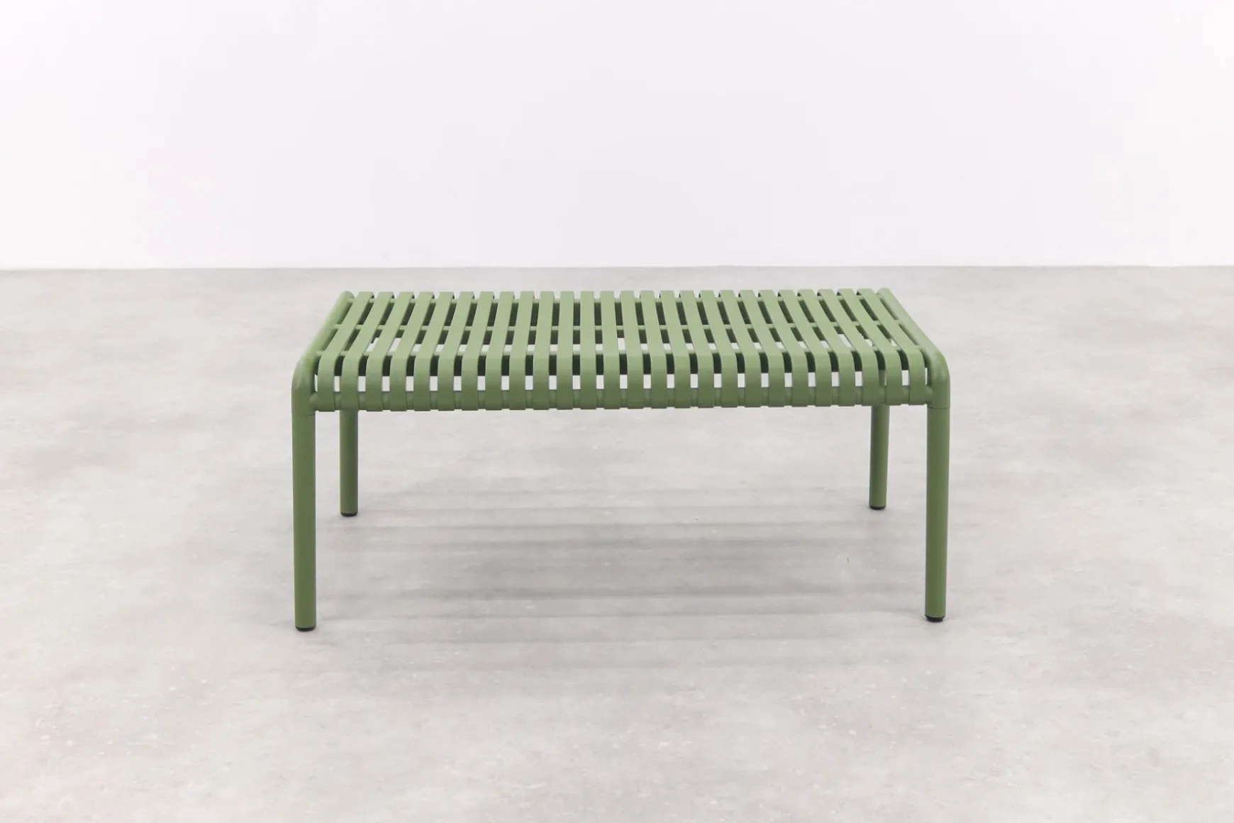 Stripe loungetafel 95x55 cm. - Mosgroen
