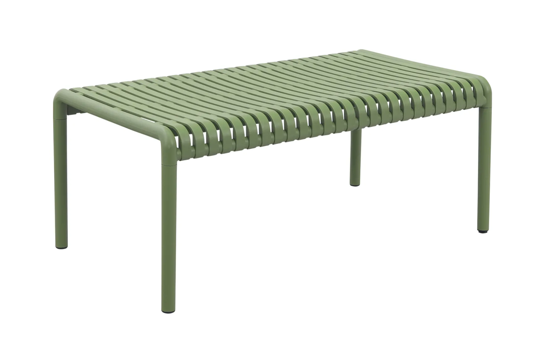 Stripe loungetafel 95x55 cm. - Mosgroen