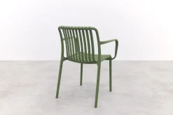 Stripe stapelbare tuinstoel - Mosgroen