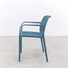 Stripe stapelbare tuinstoel - Ocean Blue