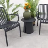 Stripe/Velora loungestoelen set (3-delig) - Antraciet/Royal Grey