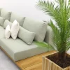 Suns Aspen loungeset - Soft green - Enkele loungetafel
