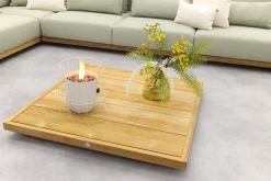 Suns Aspen loungeset - Soft green - Enkele loungetafel