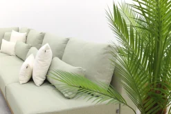 Suns Aspen loungeset - Soft green - Enkele loungetafel