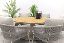 Suns Dolce/Grado low dining ronde tuinset -6-delig OP=OP