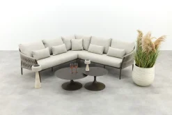 Suns Fiavè/Nova lounge hoekbank - Rope/Brons