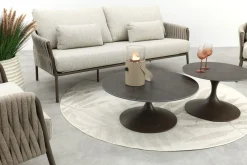 SUNS Fiavè/Nova stoel-bank loungeset - Rope/Brons
