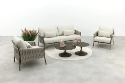 SUNS Fiavè/Nova stoel-bank loungeset - Rope/Brons